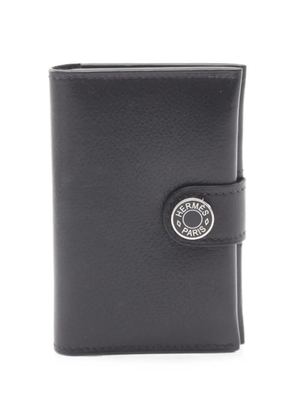 Hermès Pre-Owned 2024 R.M.S Evergrain card case - Black