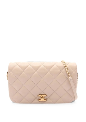 CHANEL Pre-Owned 2020-2021 Flap quilted shoulder bag - Neutrals