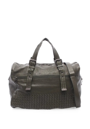 Bottega Veneta Pre-Owned 2000s Intrecciato leather duffle bag - Green