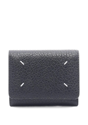 Maison Martin Margiela Pre-Owned 2020s Four-stitch tri-fold wallet - Black