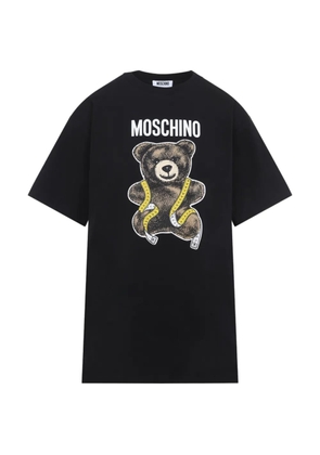 Moschino teddy bear logo T-shirt - Black