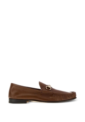 Gucci Lugano Horsebit leather loafers - Brown