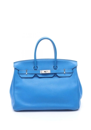 Hermès Pre-Owned 2012 Clemence Birkin Retourne 35 handbag - Blue