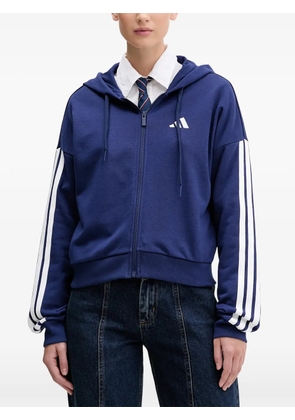 adidas 3-Stripes zip-up hoodie - Blue