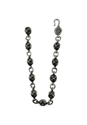 Chrome Hearts cross-ball necklace - Silver