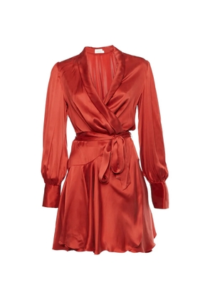 ZIMMERMANN ruffle mini dress - Red