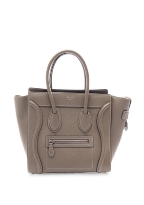 Celine Pre-Owned 2000s micro Luggage tote bag - Grey