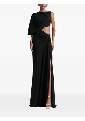 Gemy Maalouf cut-out draped dress - Black