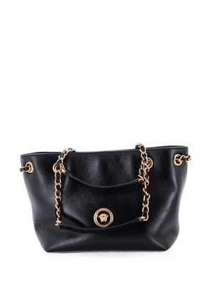 Versace Pre-Owned Medusa Icon Chain Leather Mini tote bag - Black