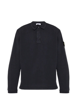 Stone Island logo-patch sweater - Blue