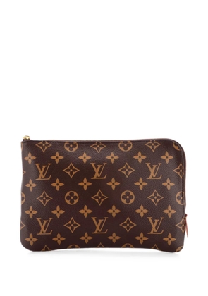 Louis Vuitton Pre-Owned Etui Voyage Pouch Monogram Canvas PM clutch bag - Brown