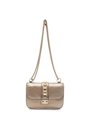 Valentino Garavani Pre-Owned Glam Lock mini cross body bag - Gold