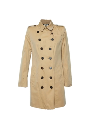 Burberry Pre-Owned double-breasted gabardine trench coat - Neutrals