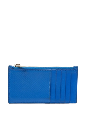Bottega Veneta Pre-Owned zip-fastening leather card case - Blue