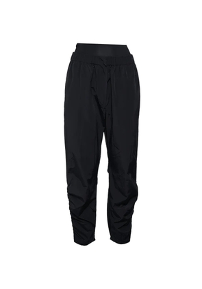 Sportmax Vintage ruched zip-detail tapered trousers - Black