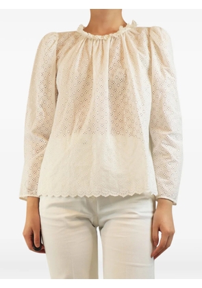 Ulla Johnson broderie blouse - White