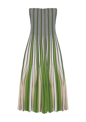 Simkhai strapless knit midi dress - Green