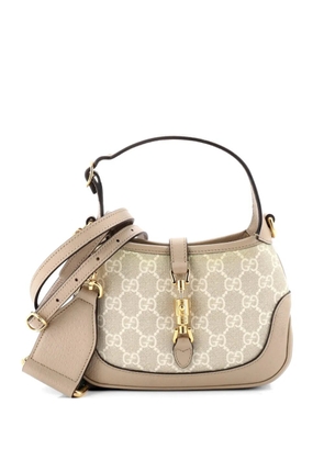 Gucci Pre-Owned Jackie 1961 GG Coated Canvas Mini hobo bag - Neutrals