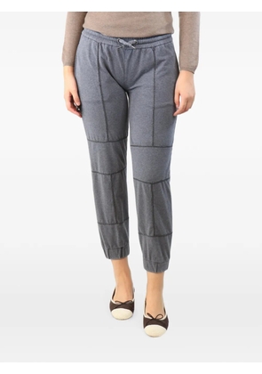 Brunello Cucinelli Vintage drawstring-waist track pants - Grey