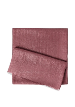 Brunello Cucinelli cashmere and silk scarf - Pink