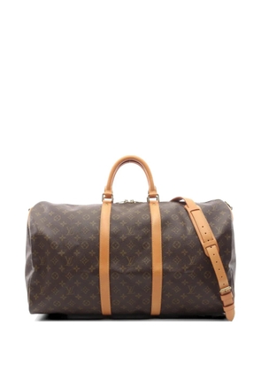Louis Vuitton Pre-Owned 1995 55 Keepall Bandouliere boston bag - Brown