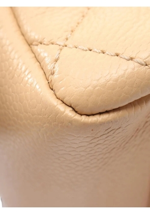 CHANEL Pre-Owned 2012 GST diamond-quilted tote bag - Neutrals