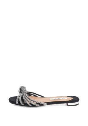 Aquazzura knot diamante sandals - Silver