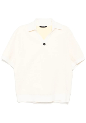 Jacquemus Le polo Scala top - Neutrals