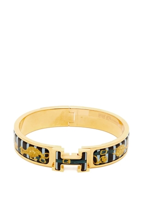 Hermès Pre-Owned Clic H Brides De Gala Bayadère enamel bracelet - Gold