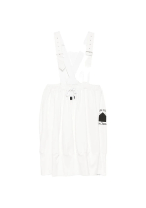 Dsm - Dover Street Market x Kei Ninomiya buckle-strap drawstring skirt - White