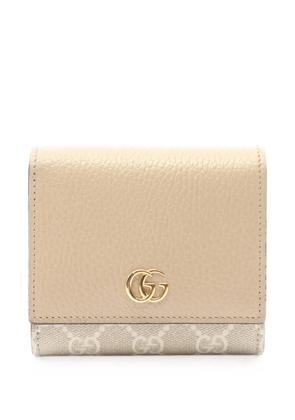 Gucci Pre-Owned 2010s GG Marmont bi-fold wallet - Neutrals