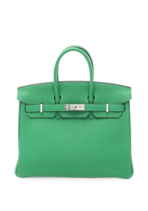 Hermès Pre-Owned 25 Birkin leather tote bag - Green