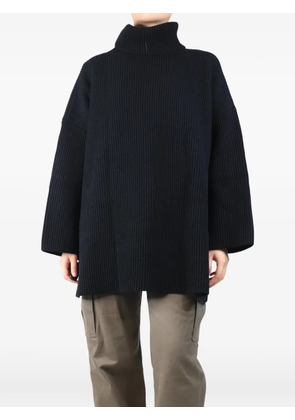 JOSEPH oversized ribbed roll-neck sweater - Black