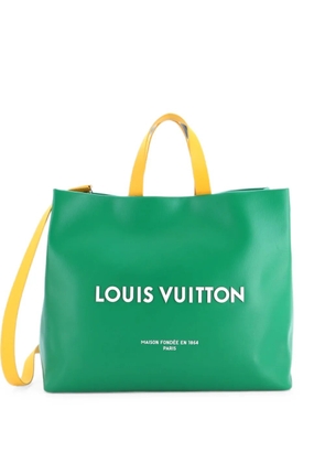 Louis Vuitton Pre-Owned Shopper Leather MM tote bag - Green