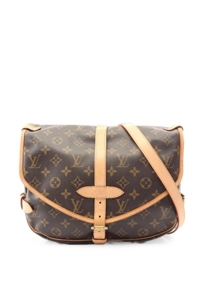 Louis Vuitton Pre-Owned 2012 MM Saumur shoulder bag - Brown