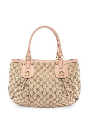 Gucci Pre-Owned 2000s Scarlet GG canvas tote bag - Neutrals