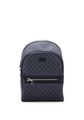 Gucci Pre-Owned Front Zip Pocket GG Coated Canvas Medium backpack - Black