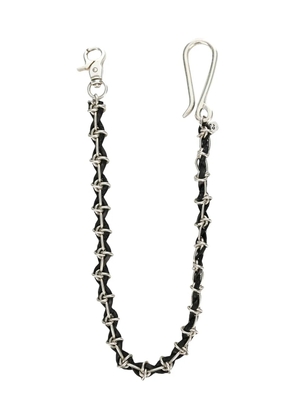 D'amico braided-design key chain - Black