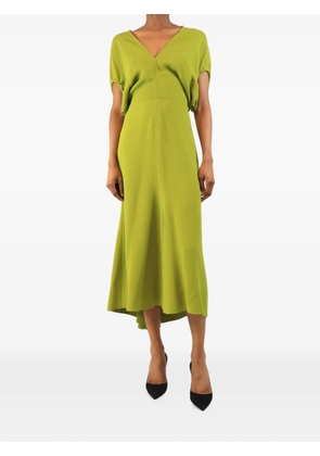 Victoria Beckham stretch-crepe midi dress - Green