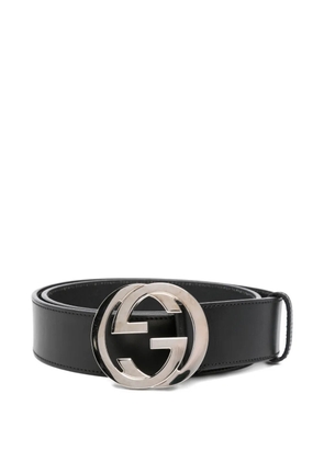 Gucci Pre-Owned 2000s Interlocking G belt - Black