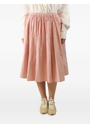 Sara Lanzi Vintage corduroy midi skirt - Neutrals
