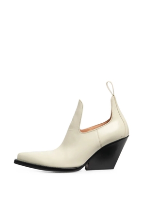 Bottega Veneta Pre-Owned Lean ankle boots - White
