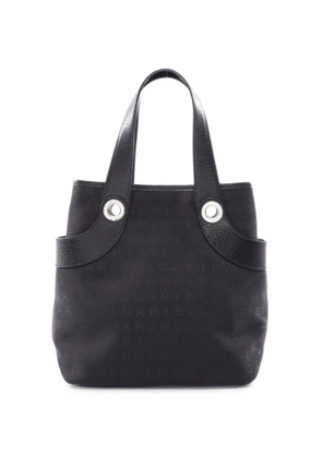 Bvlgari Pre-Owned 2010s Logomania canvas handbag - Black