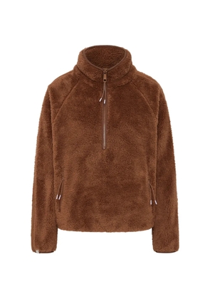 The Upside Harlow fleece half-zip sweatshirt - Brown