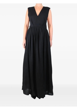Heidi Merrick cross-back sleeveless maxi dress - Black