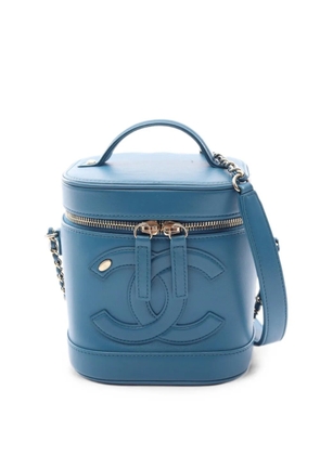 CHANEL Pre-Owned 2019 Coco Mark vanity bag - Blue