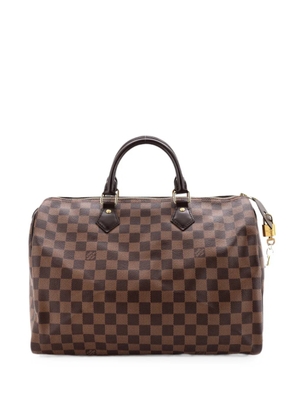 Louis Vuitton Pre-Owned Speedy Bandouliere Bag Damier 35 satchel - Brown
