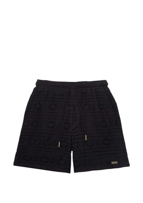 Honor The Gift pointelle crochet shorts - Black
