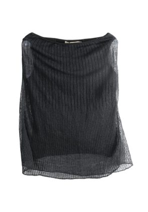 Paloma Wool Saphira asymmetric draped top - Black