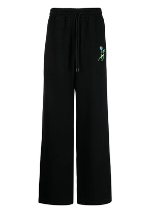 Off-White Alien logo print track pants - Black